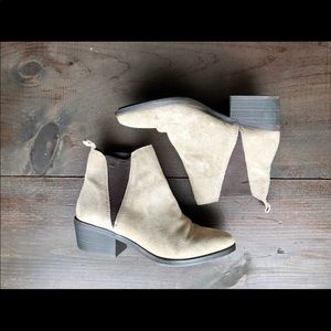 Tan and Brown Booties